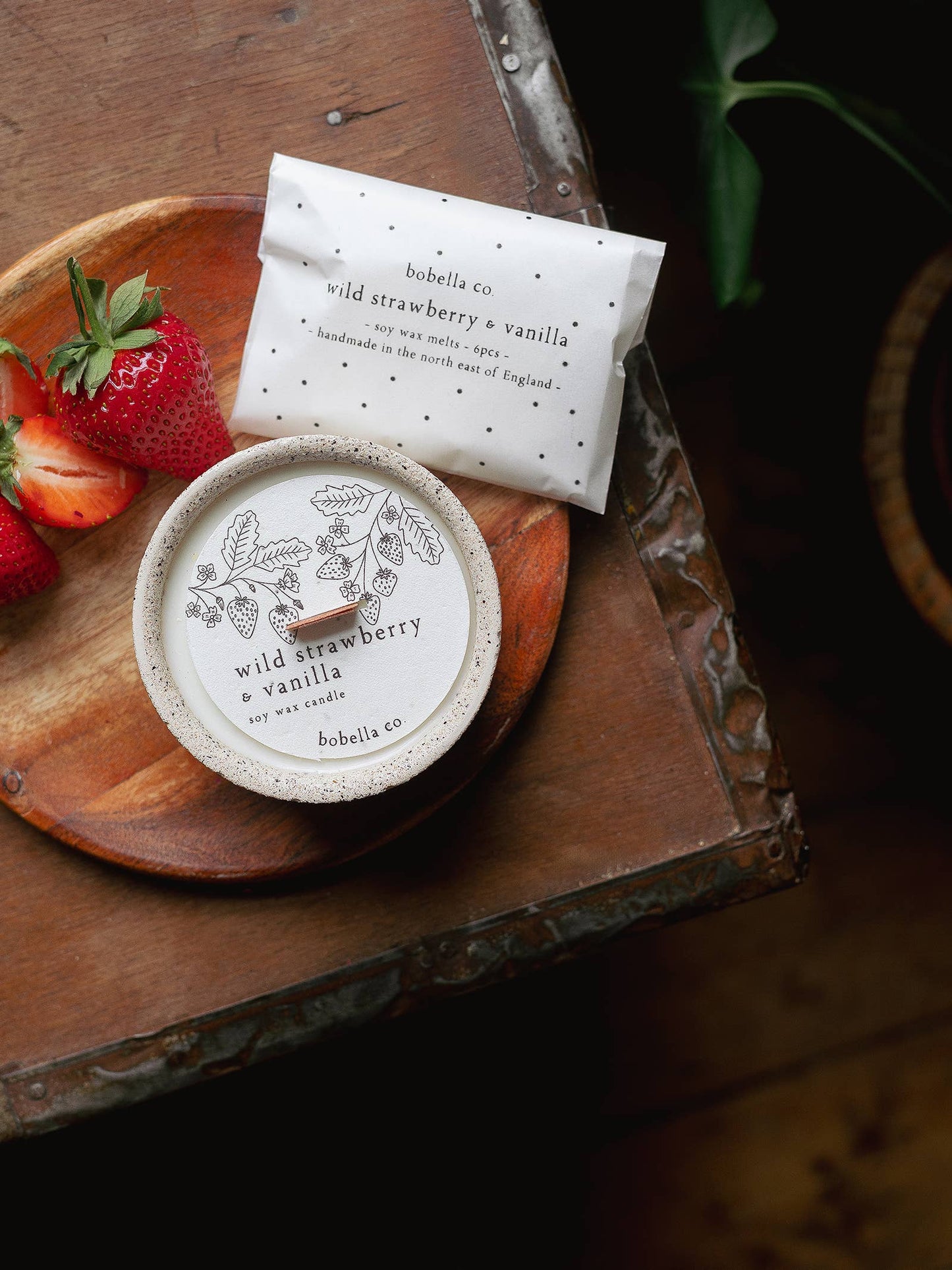 Wild Strawberry & Vanilla Soy Wax Candle - Limited Edition