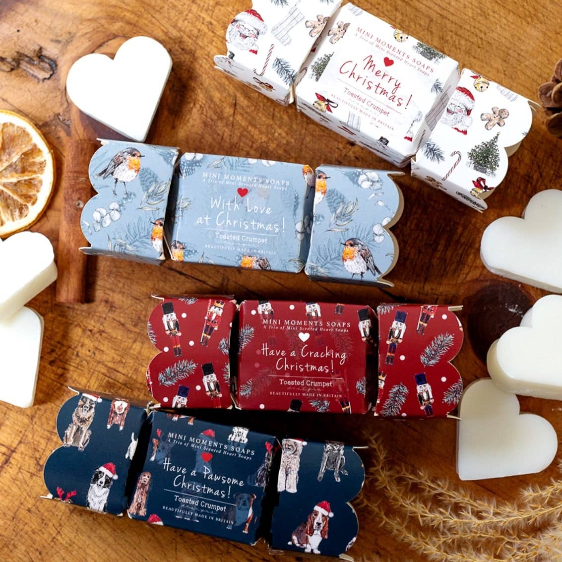All Things Jolly Boxed Mini Soaps – Festive Gift Set