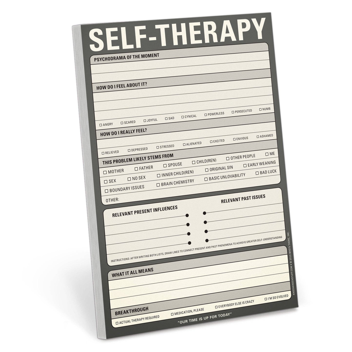The Self-Therapy Checklist