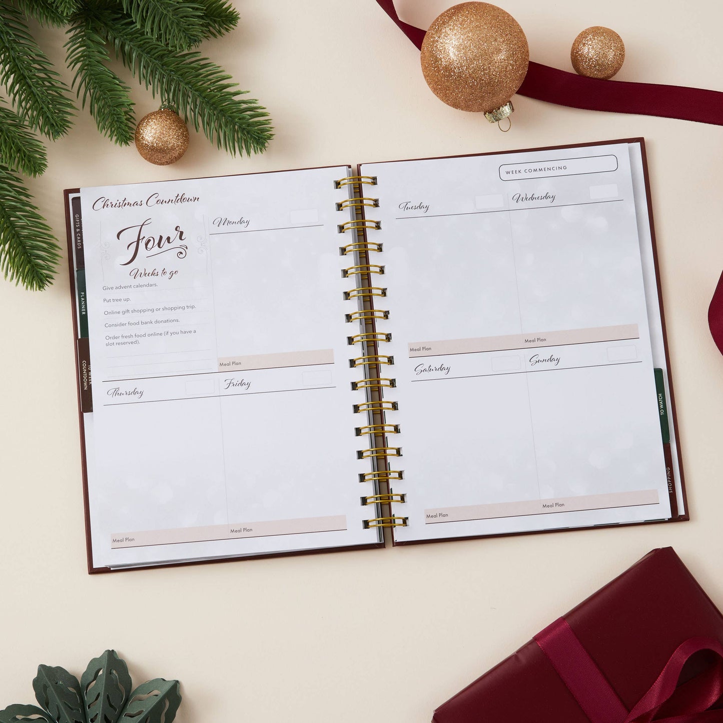 Christmas Planner for a restful holiday