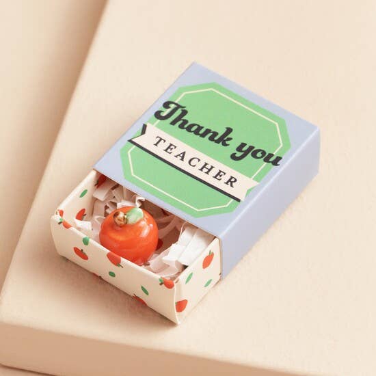 Thank you Teacher - Tiny Matchbox Ceramic Tokens