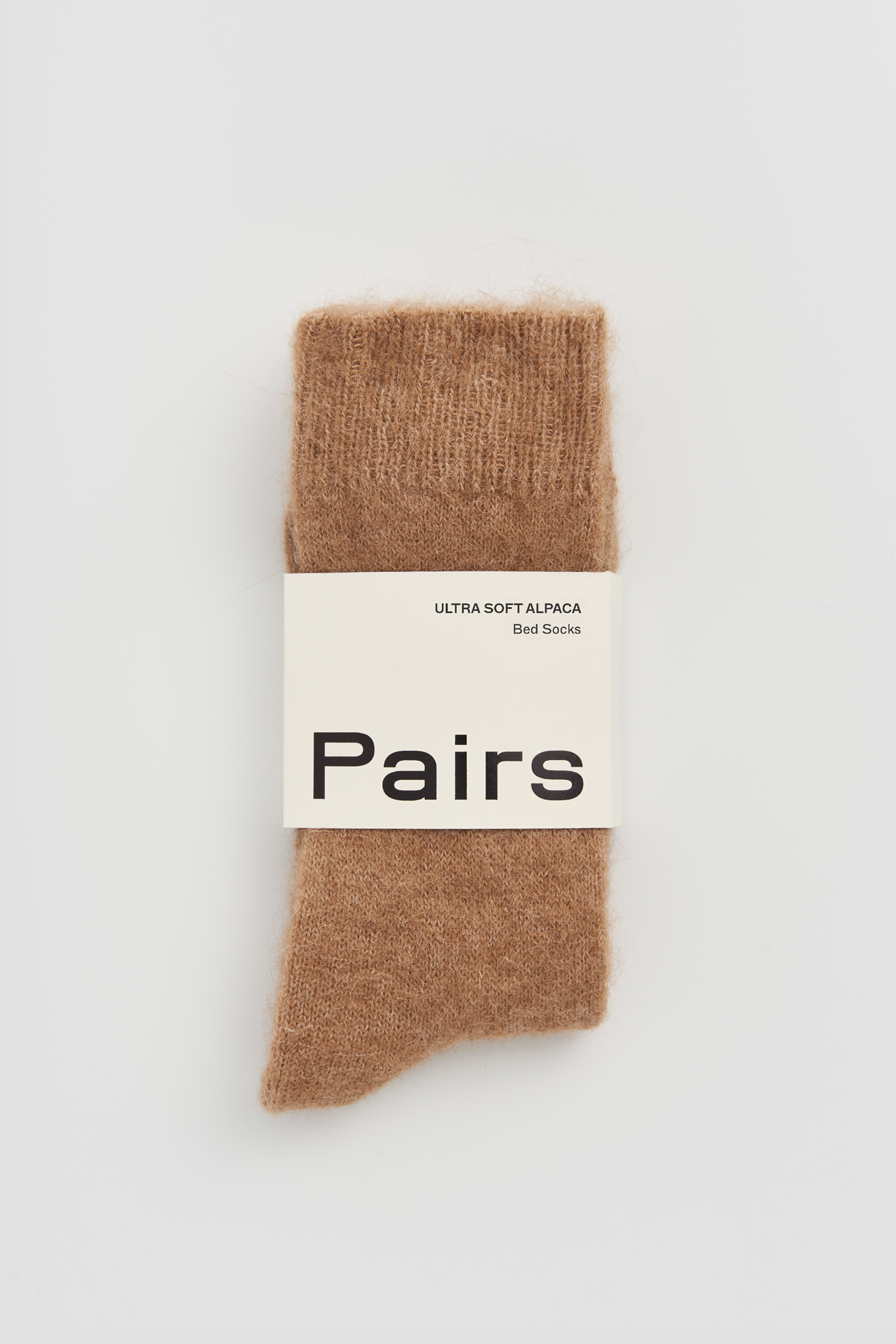 Biscuit Beige Ultra Soft Alpaca Bed Socks