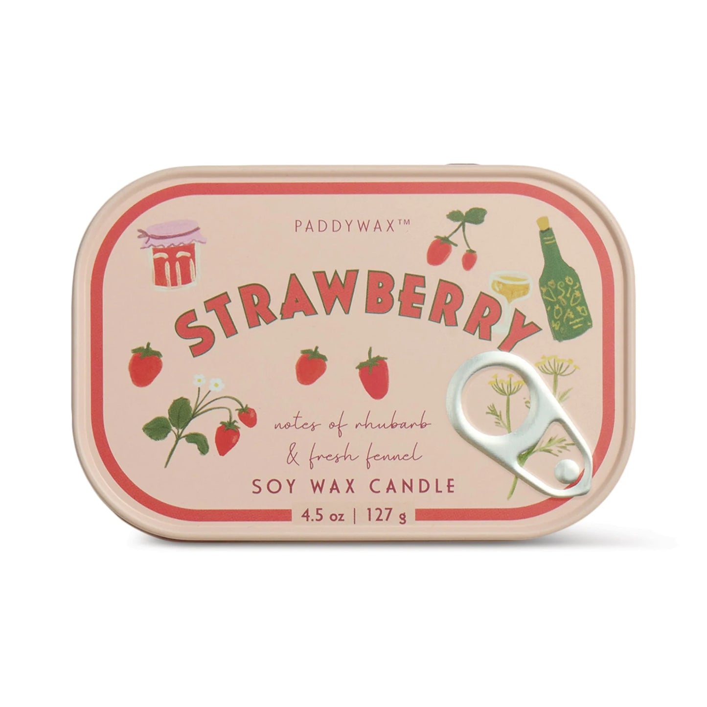 Tin Candle Strawberry