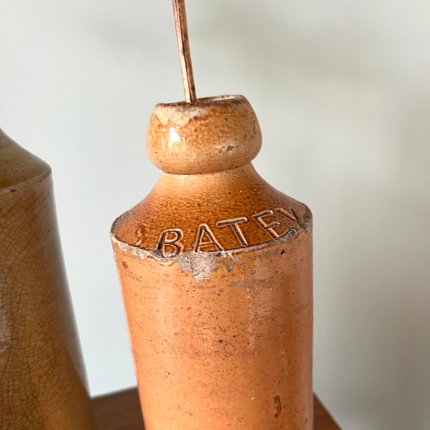 Stoneware Antique Bottle - multiple