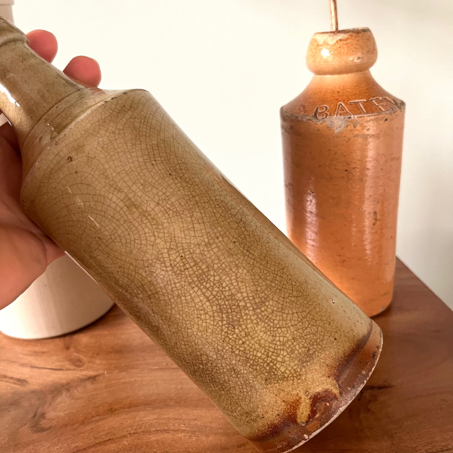 Stoneware Antique Bottle - multiple