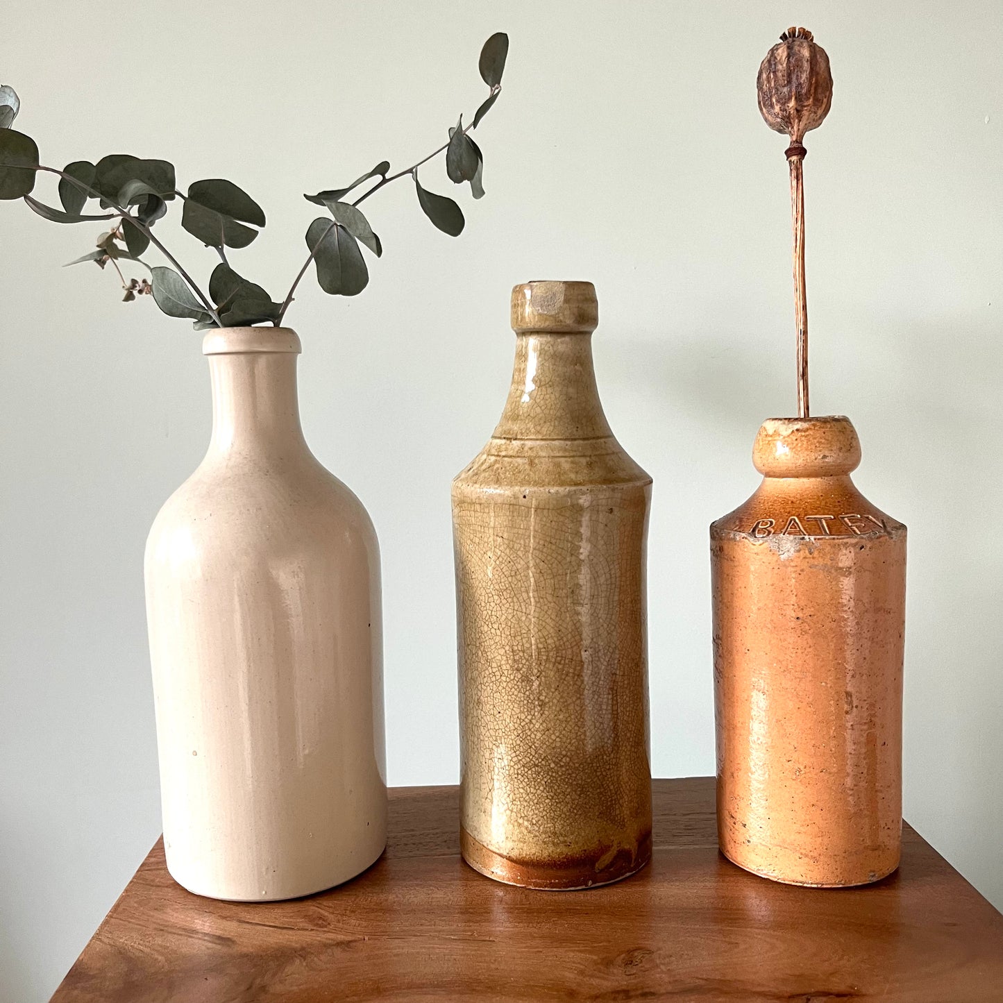 Stoneware Antique Bottle - multiple