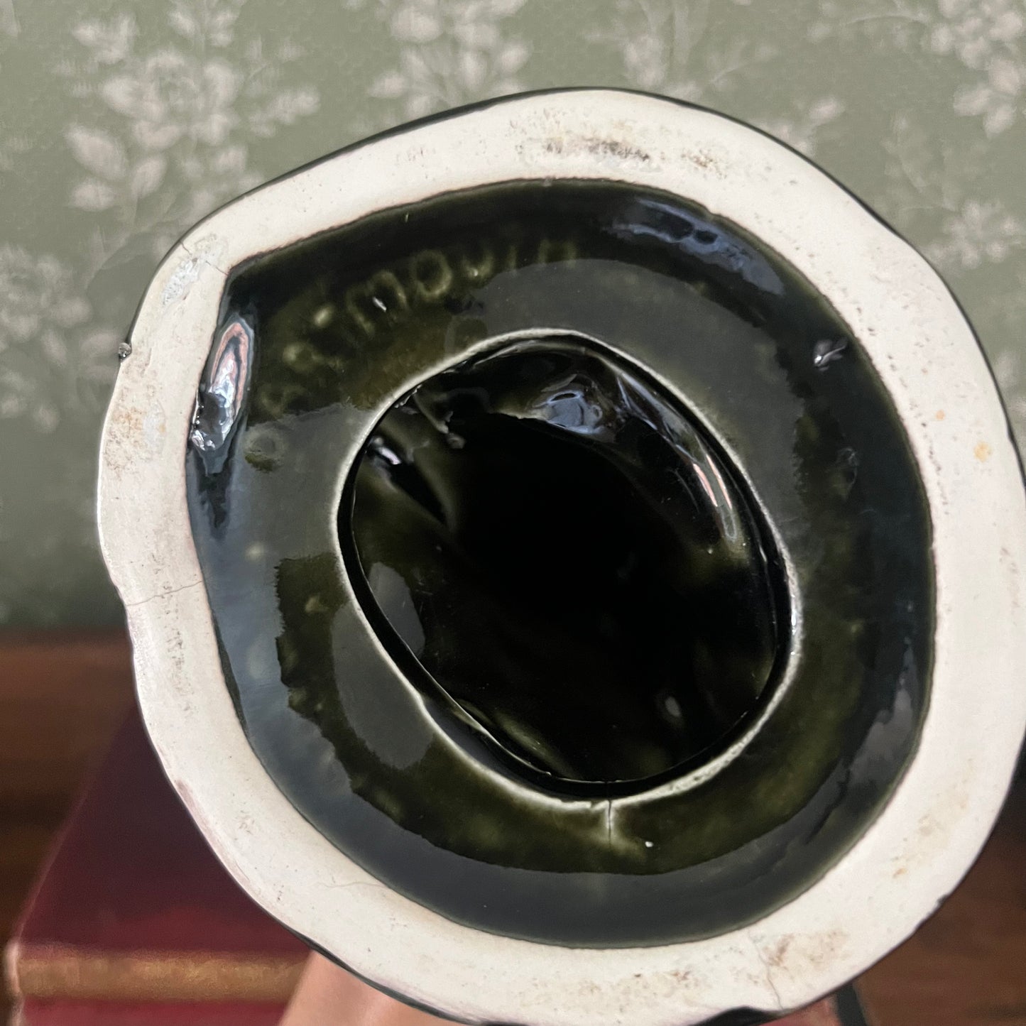 Vintage Dartmouth Pottery Green Cockeral Rooster