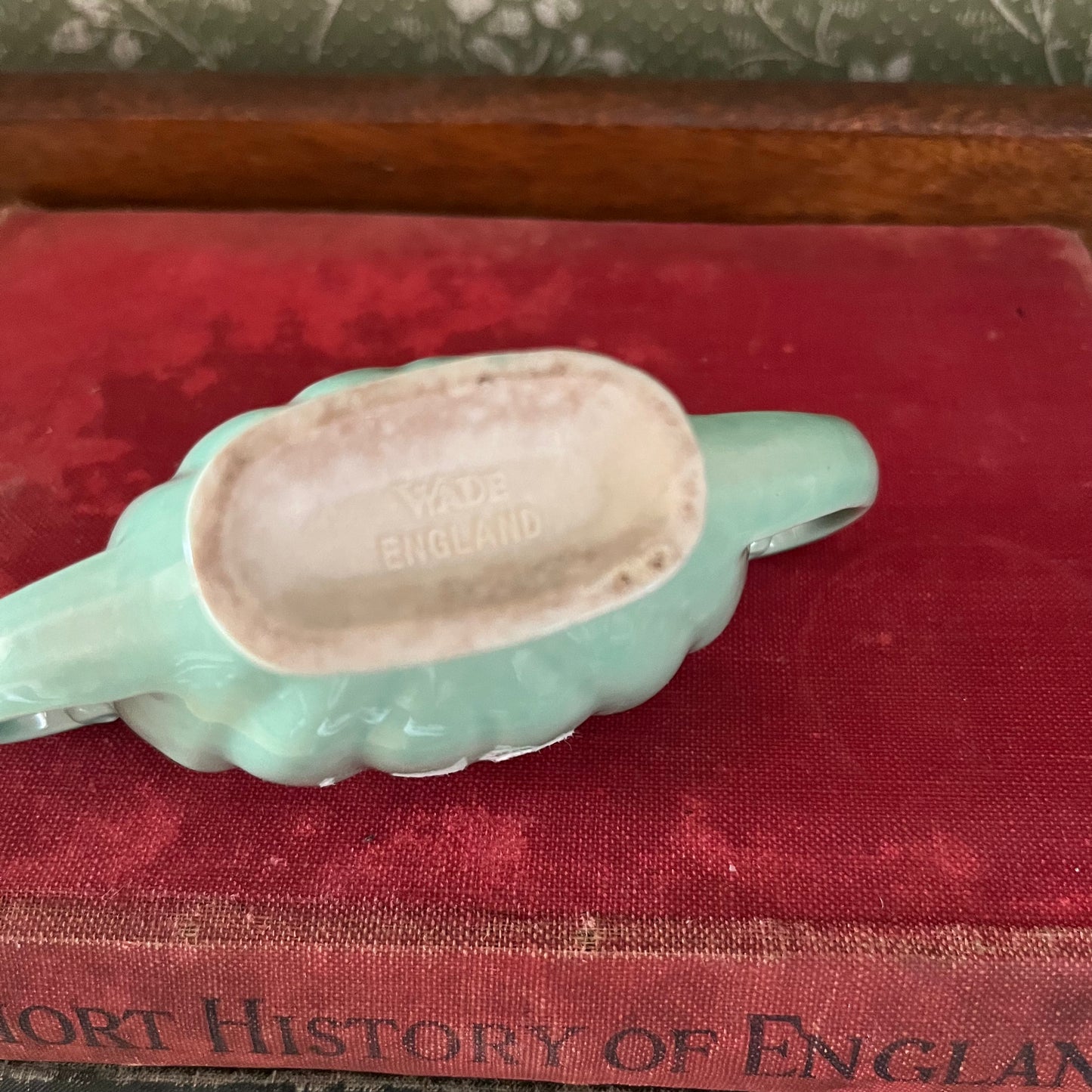 Wade England 1950s Small Turquoise Trinket Pot