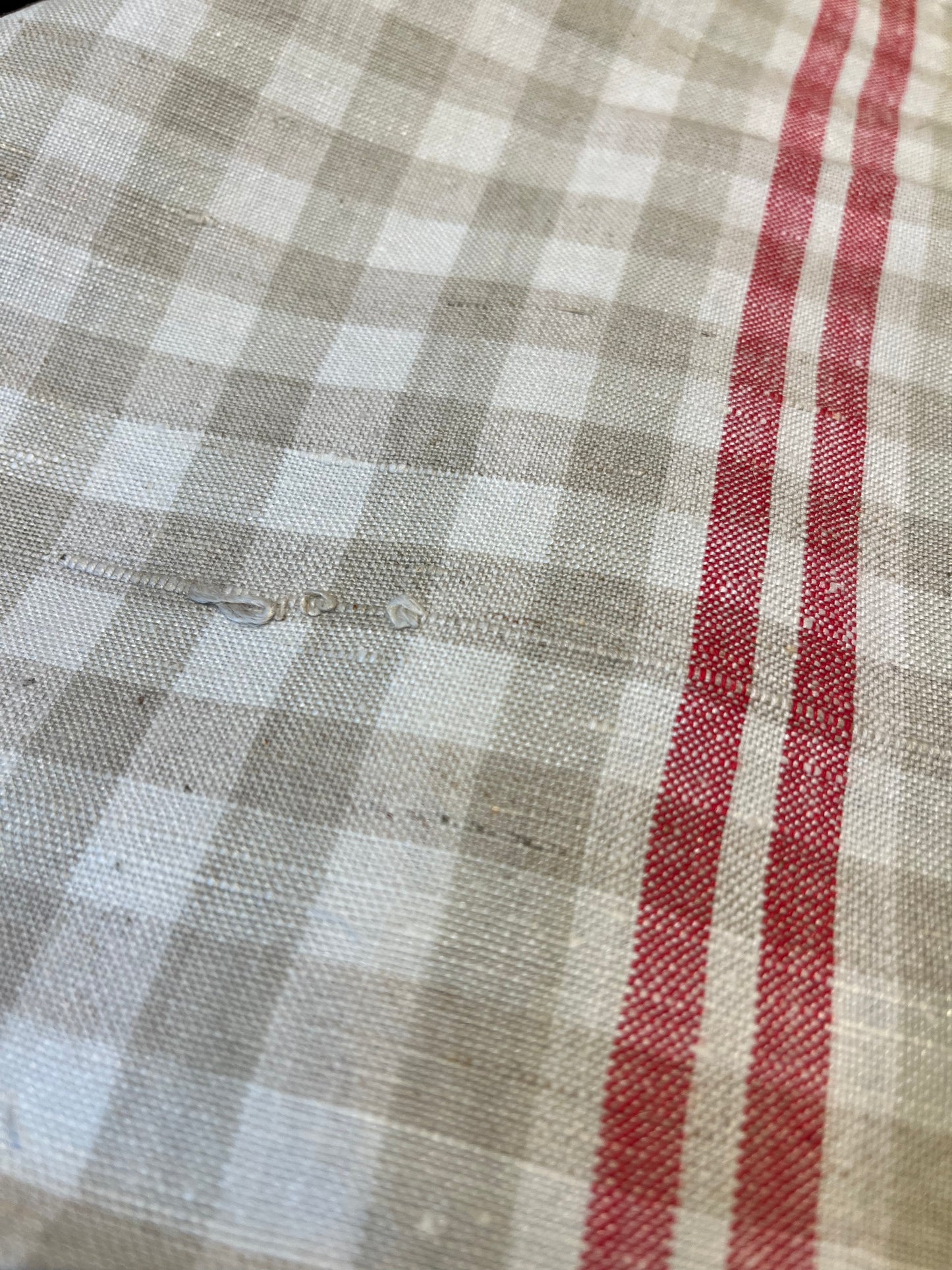 Handmade French Linen Kitchen Towel
