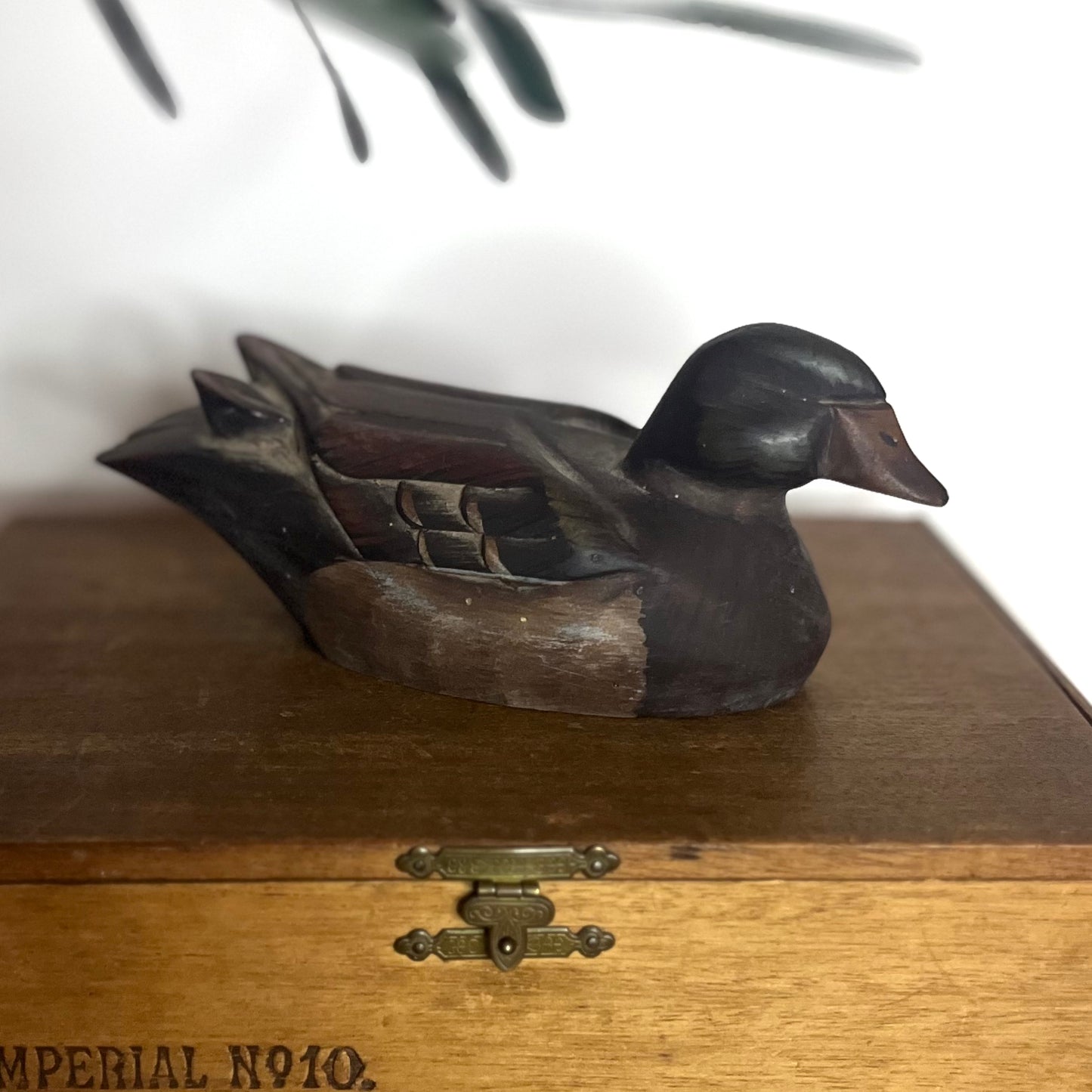 Wooden Decoy Duck