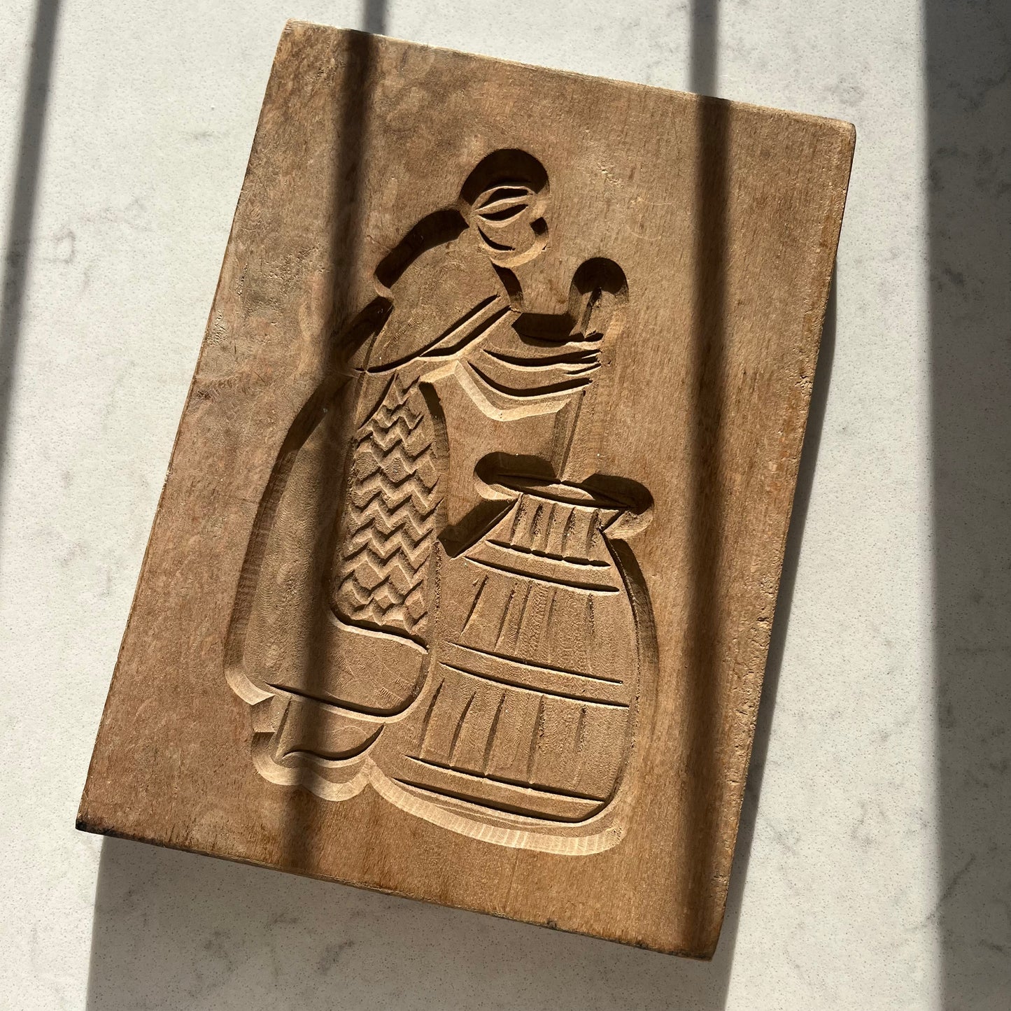 Antique Wooden Cookie Mould