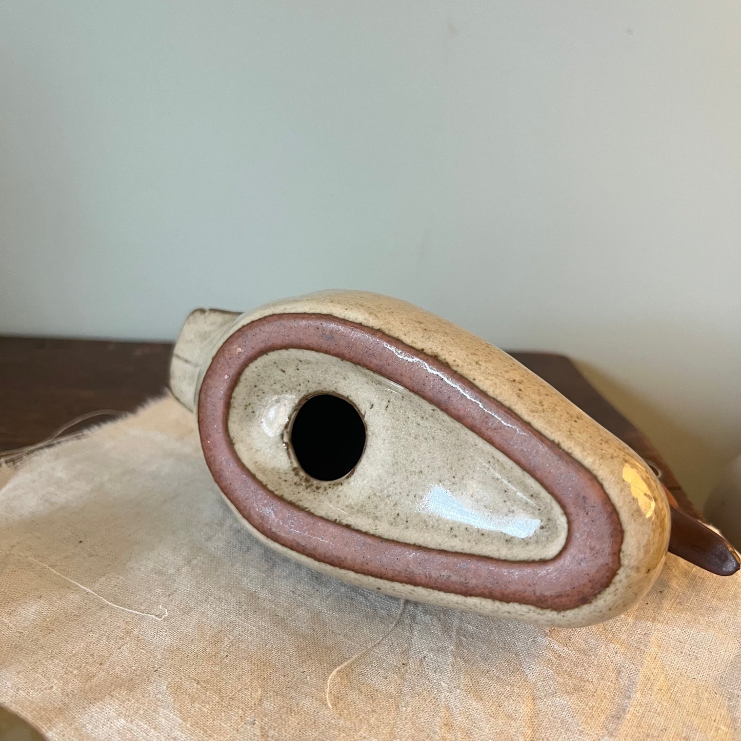 Porcelain Goose Figurine