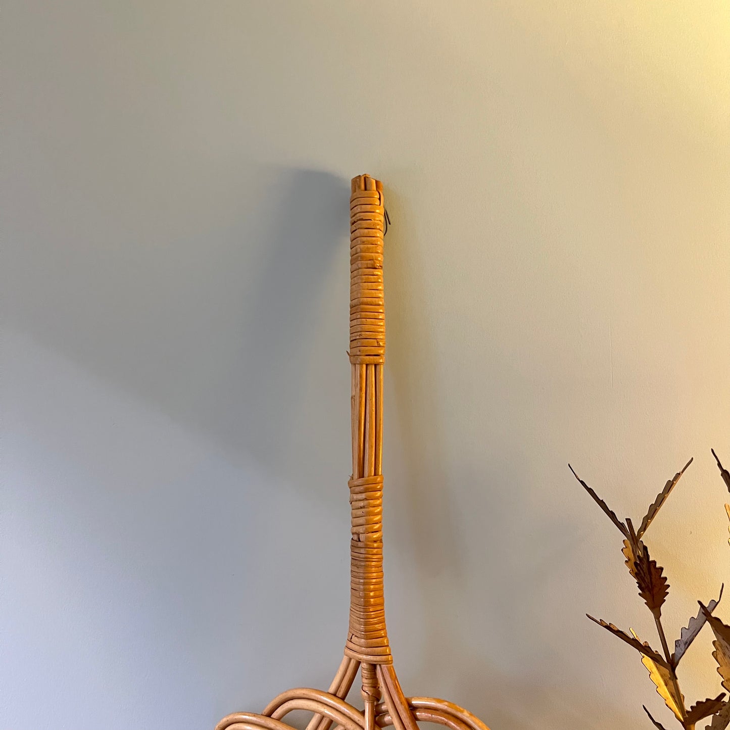 Vintage Woven Wicker Carpet Beater
