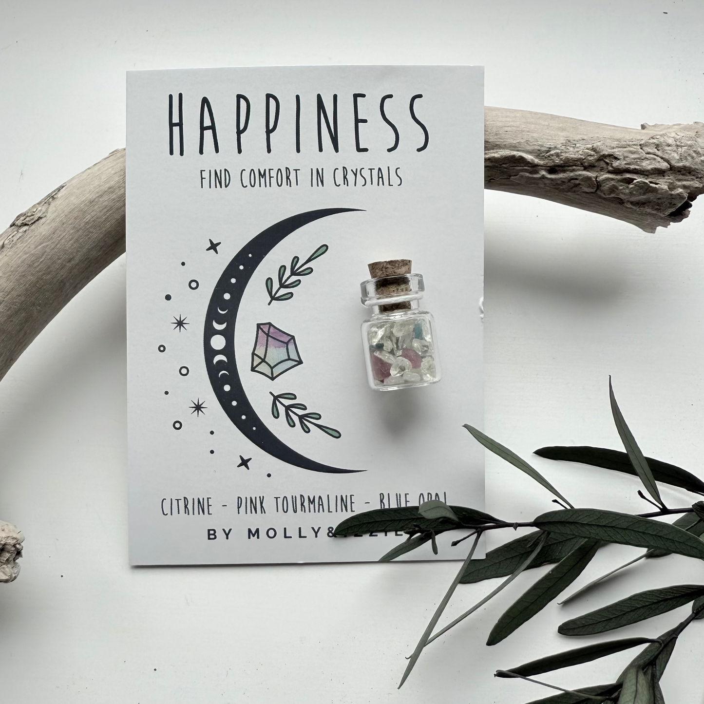 Jar Of Crystals - Happiness