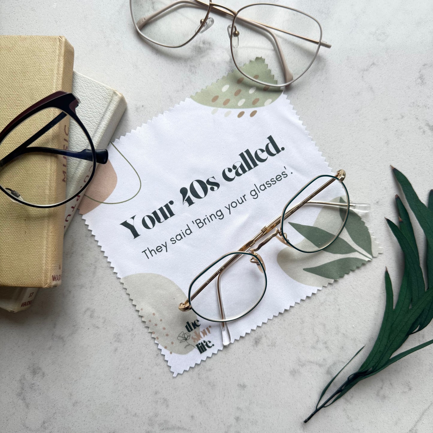 Glasses Cleaning Cloth – “Your 40s Called”