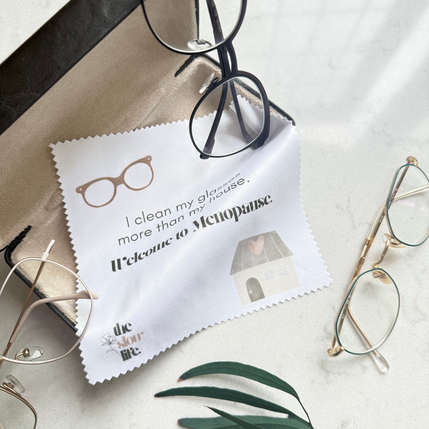 Glasses Cleaning Cloth – “Welcome to Menopause”