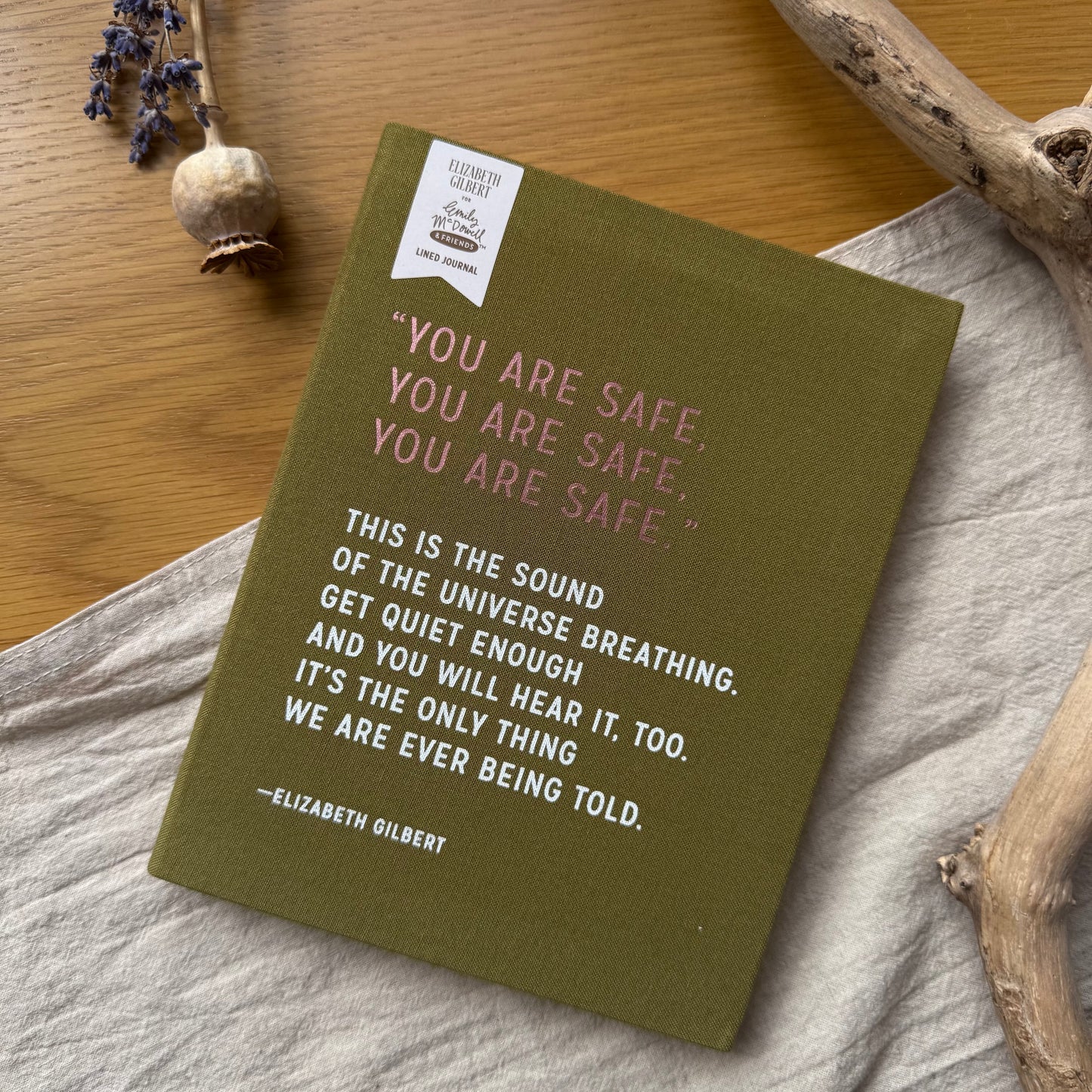 Elizabeth Gilbert You Are Safe Journal