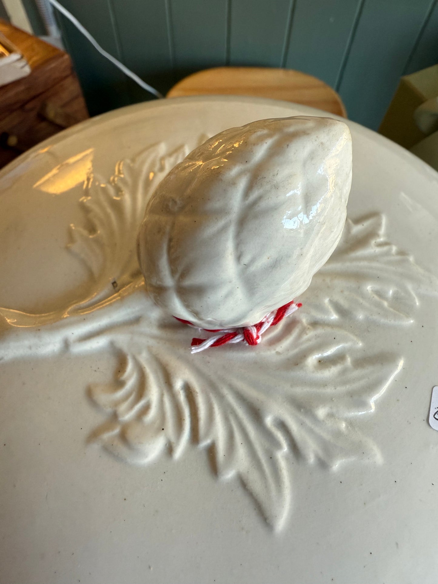 Vintage French Ironstone Soup Tureen – XL White Glazed Soupière