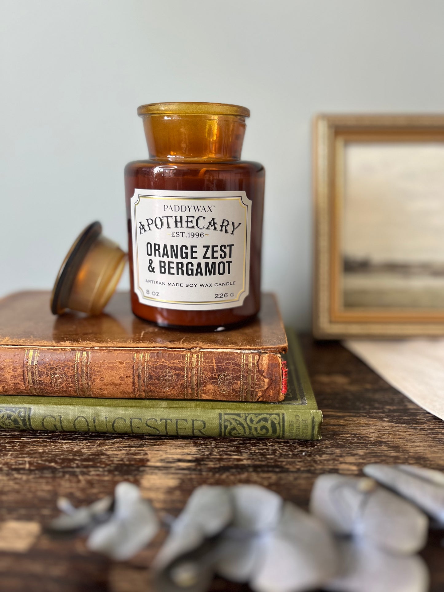 Apothecary Glass Jar Candle - Orange Zest & Bergamot
