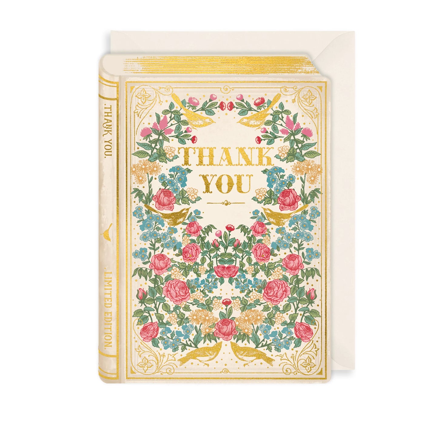 Thank you – A Book-Shaped Wish Full of Flowers