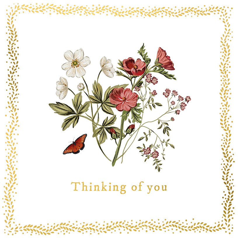 Thinking of You Card – A Quiet Gesture with Wild Blooms