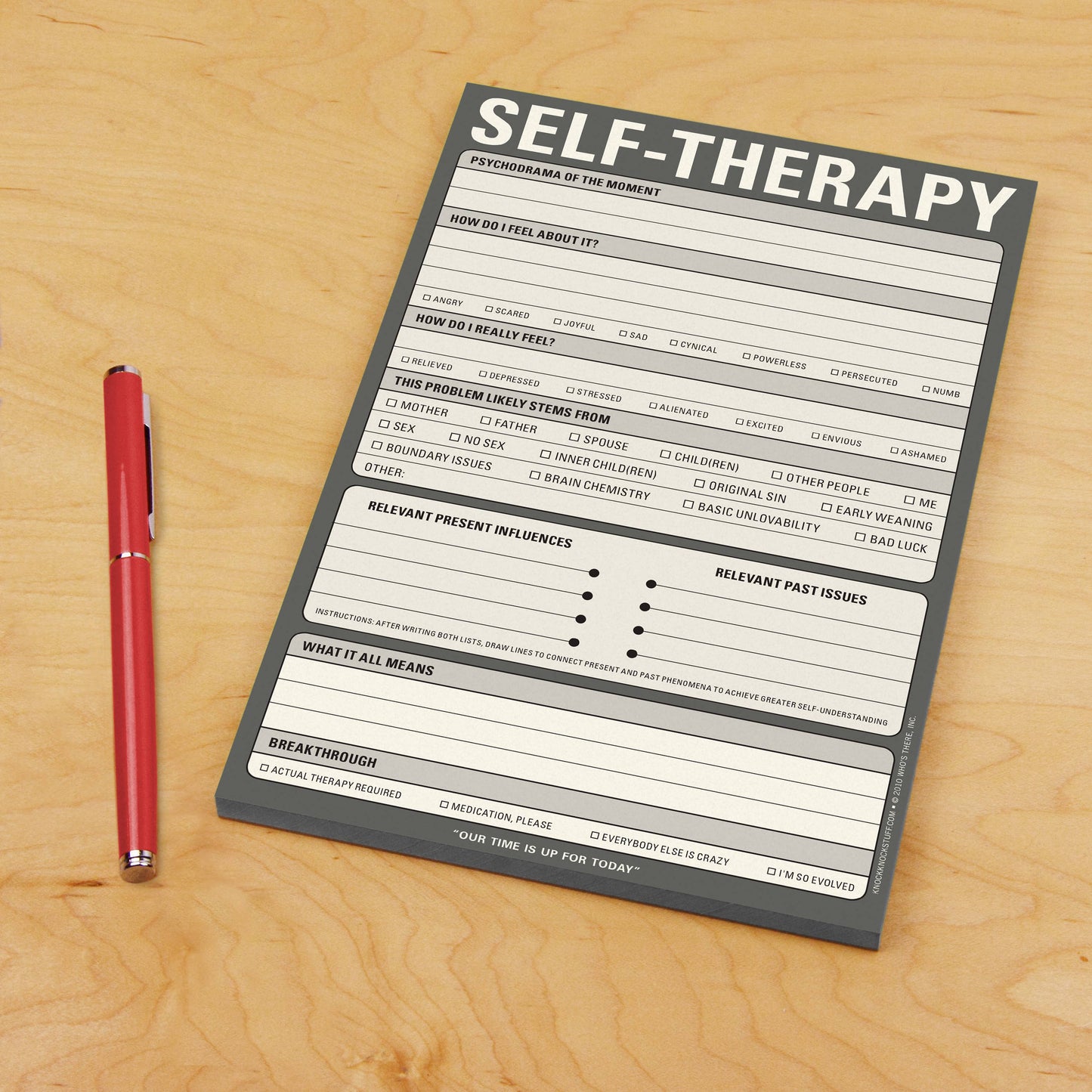The Self-Therapy Checklist