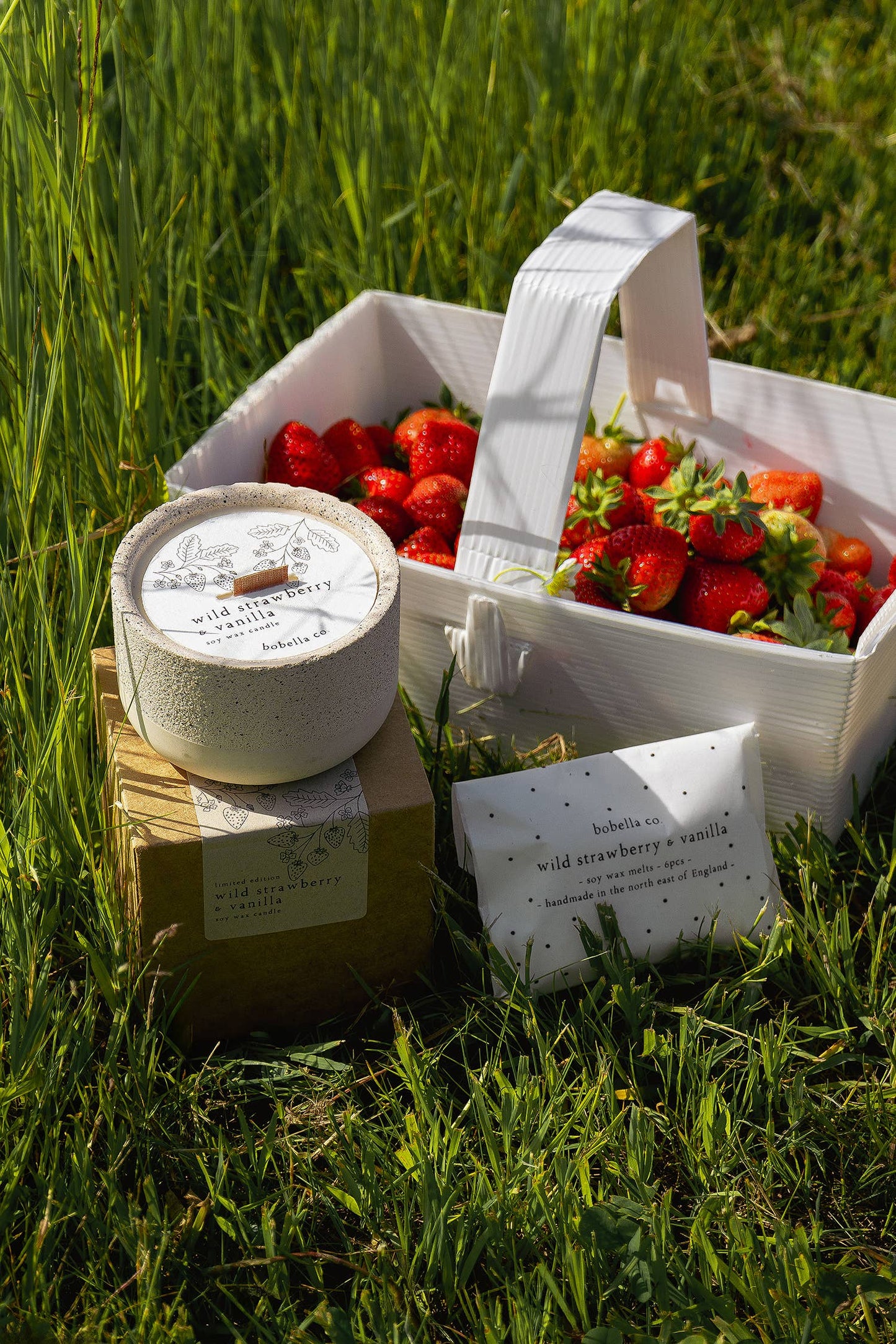 Wild Strawberry & Vanilla Soy Wax Candle - Limited Edition