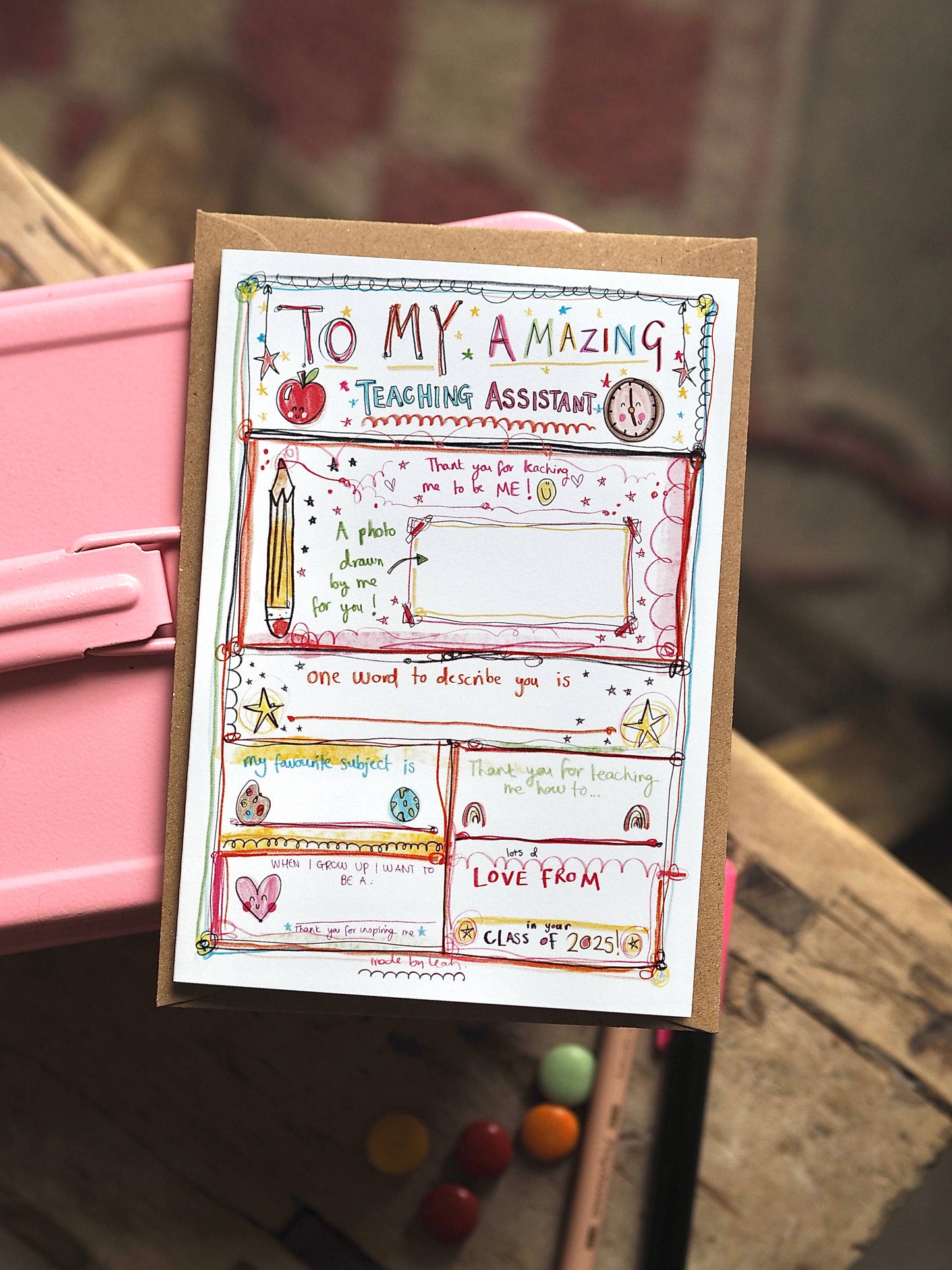 Write your Own Teaching Assistant Card
