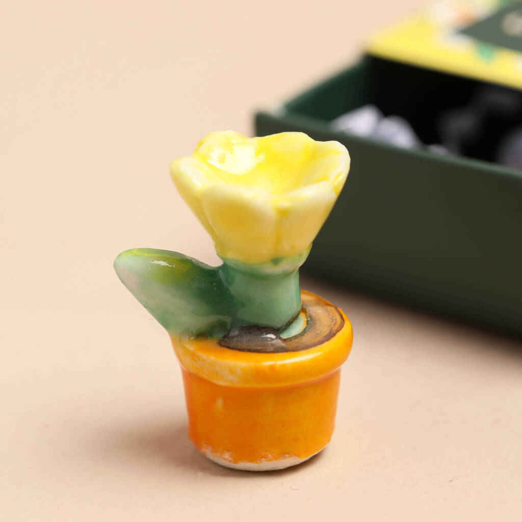 Thanks for helping me grow - Tiny Matchbox Ceramic Tokens