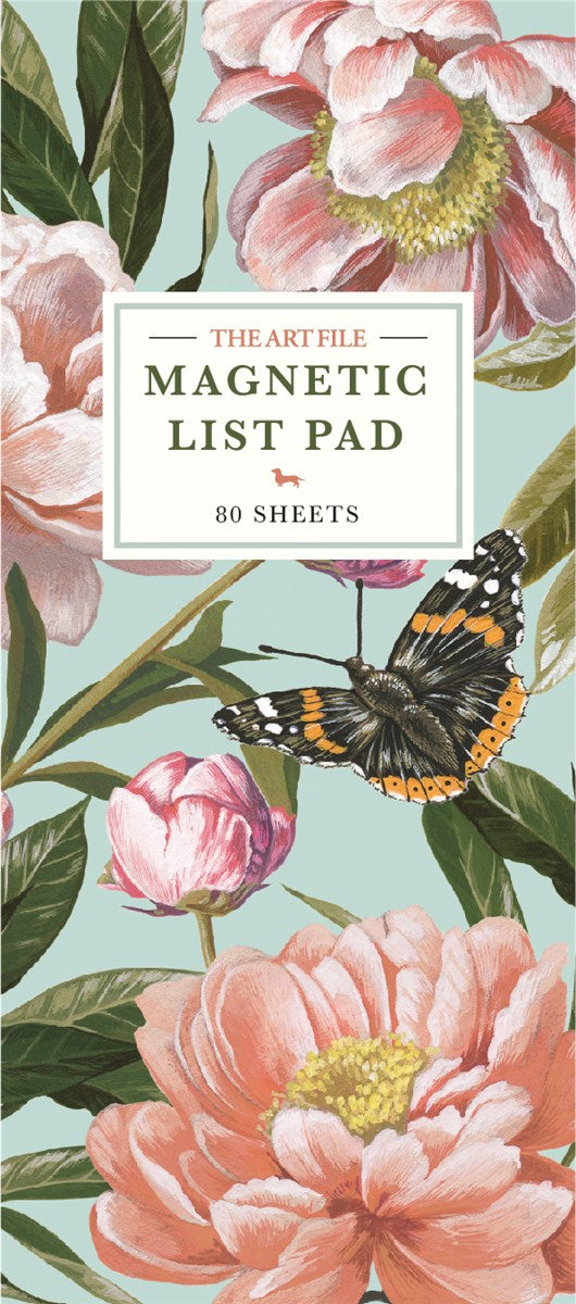 Floral Magnetic List Pad