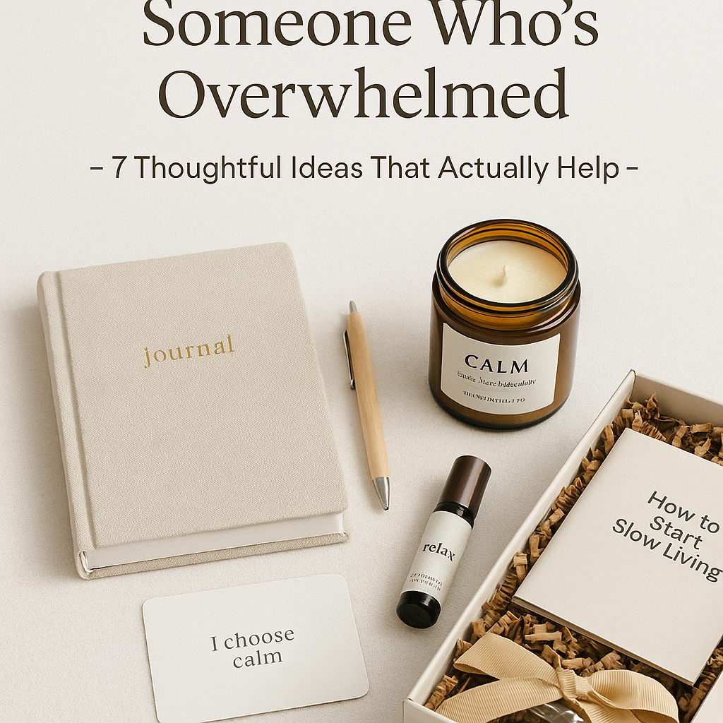 Gifts for Someone Who's Overwhelmed – 7 Thoughtful Ideas That Actually Help (2025)