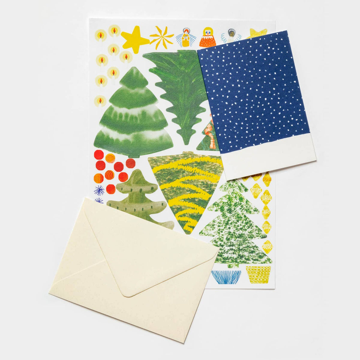 Make Your Own Christmas Cards' Christmas Tree Set
