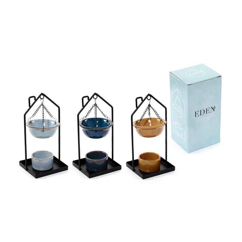 Eden Hanging Oil Burner with House Shaped Stand