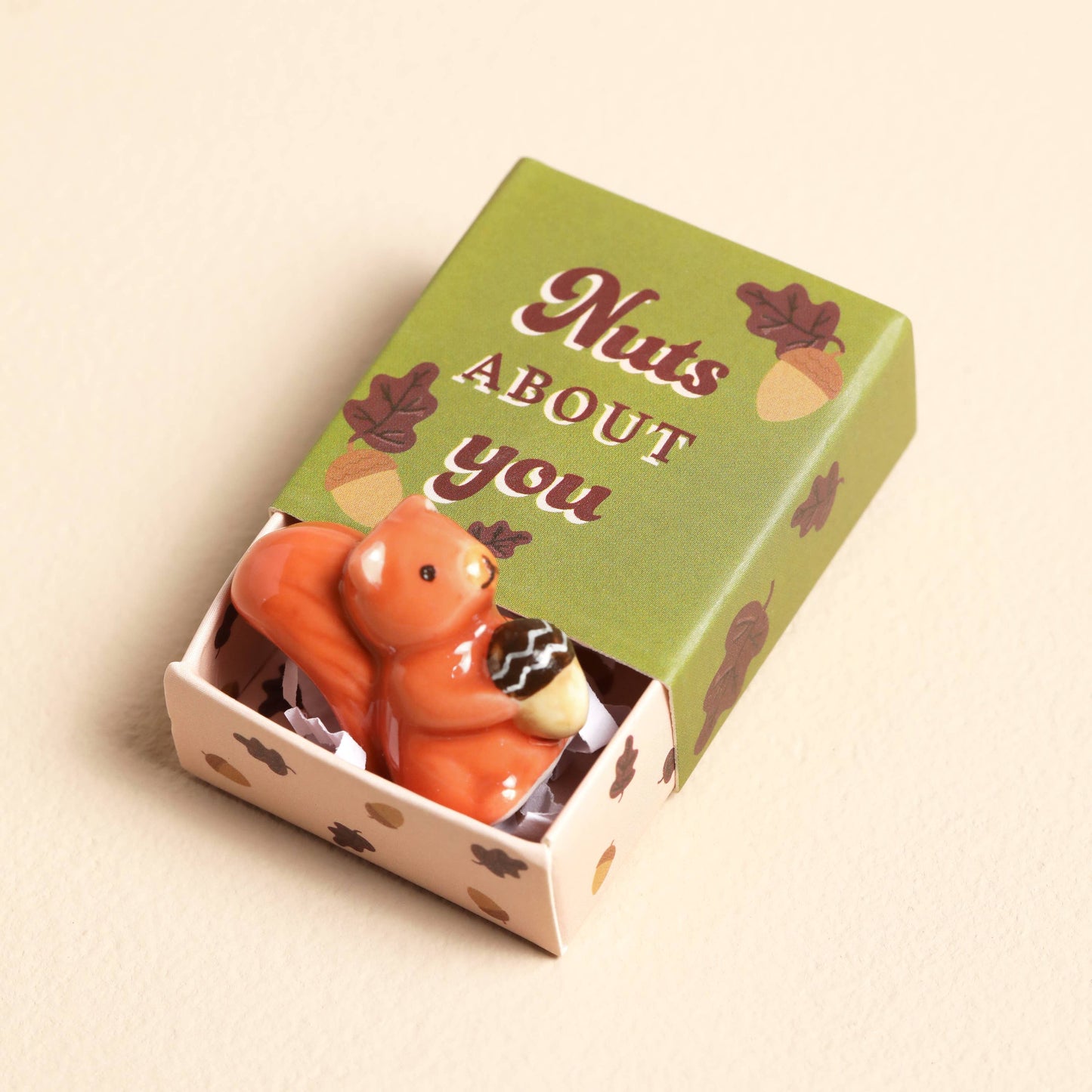Tiny Matchbox Ceramic Tokens: Highland Cow