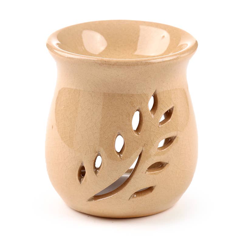 Ceramic Oil Burner - Simple Leaf