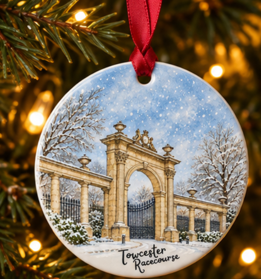 Towcester Racecourse Christmas Ornament 2026 – Limited Edition