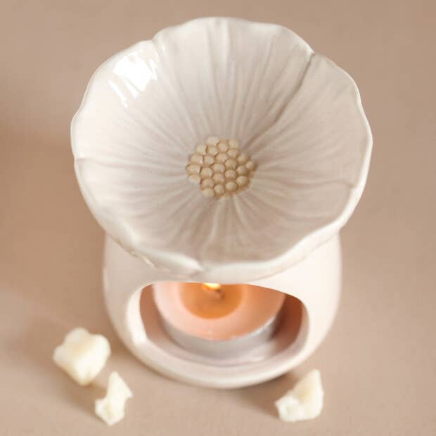 Pink Blossom Ceramic Wax Melt Burner - Not available to EU
