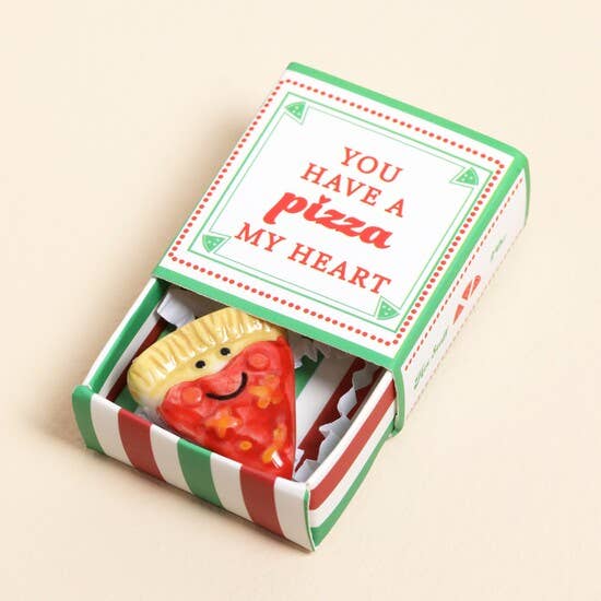 Tiny Matchbox Ceramic Tokens: Highland Cow