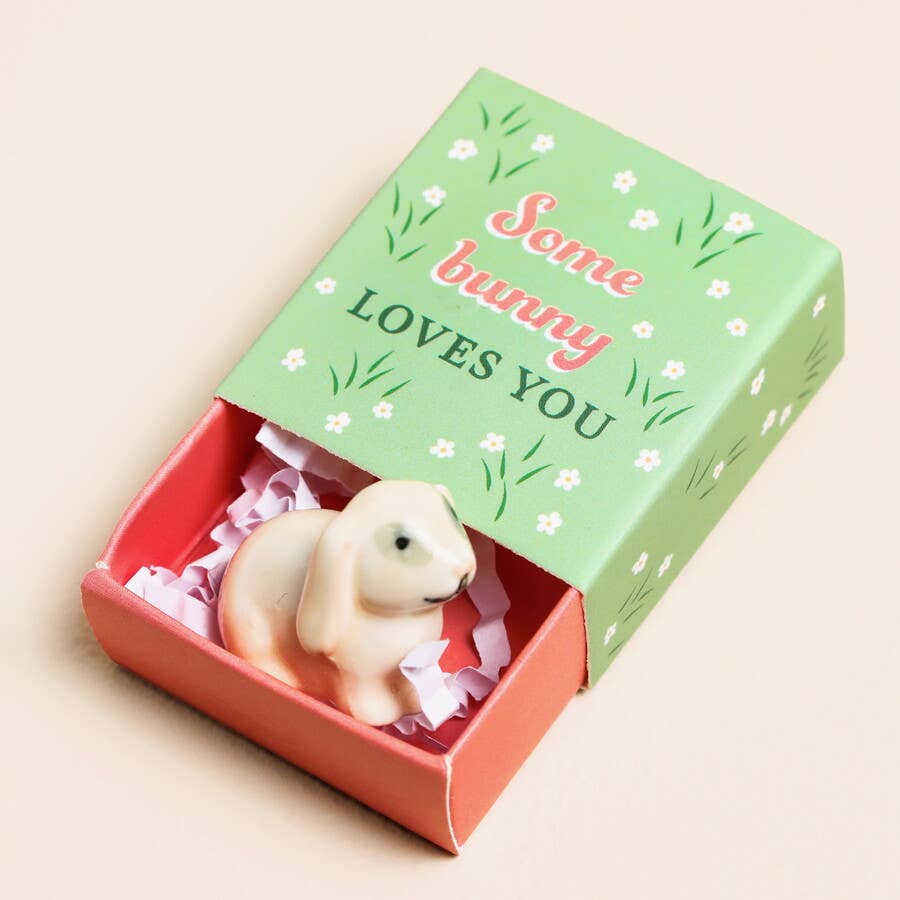 Tiny Matchbox Ceramic Tokens: Squirrel