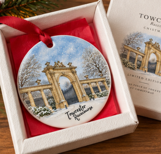 Towcester Racecourse Christmas Ornament 2026 – Limited Edition