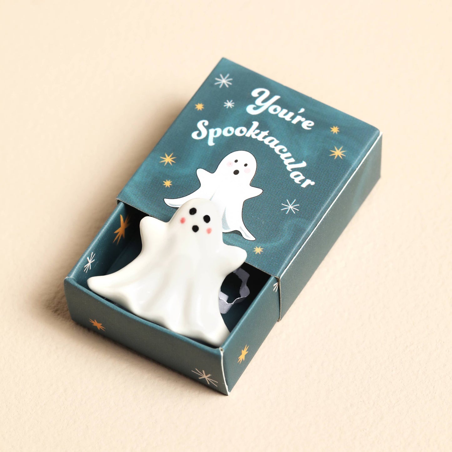 Tiny Matchbox Ceramic Tokens: Squirrel