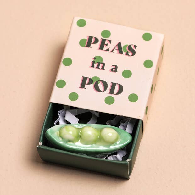 Tiny Matchbox Ceramic Tokens: Squirrel