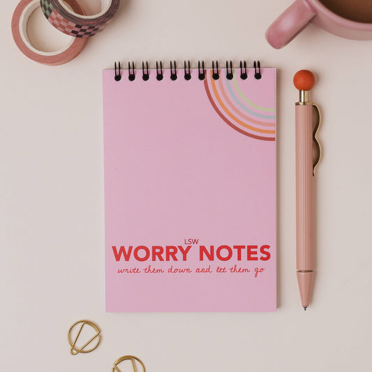 Worry Notes: Notebook for kids' worries, thoughts & feelings