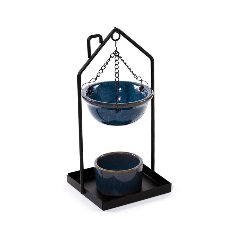 Eden Hanging Oil Burner with House Shaped Stand