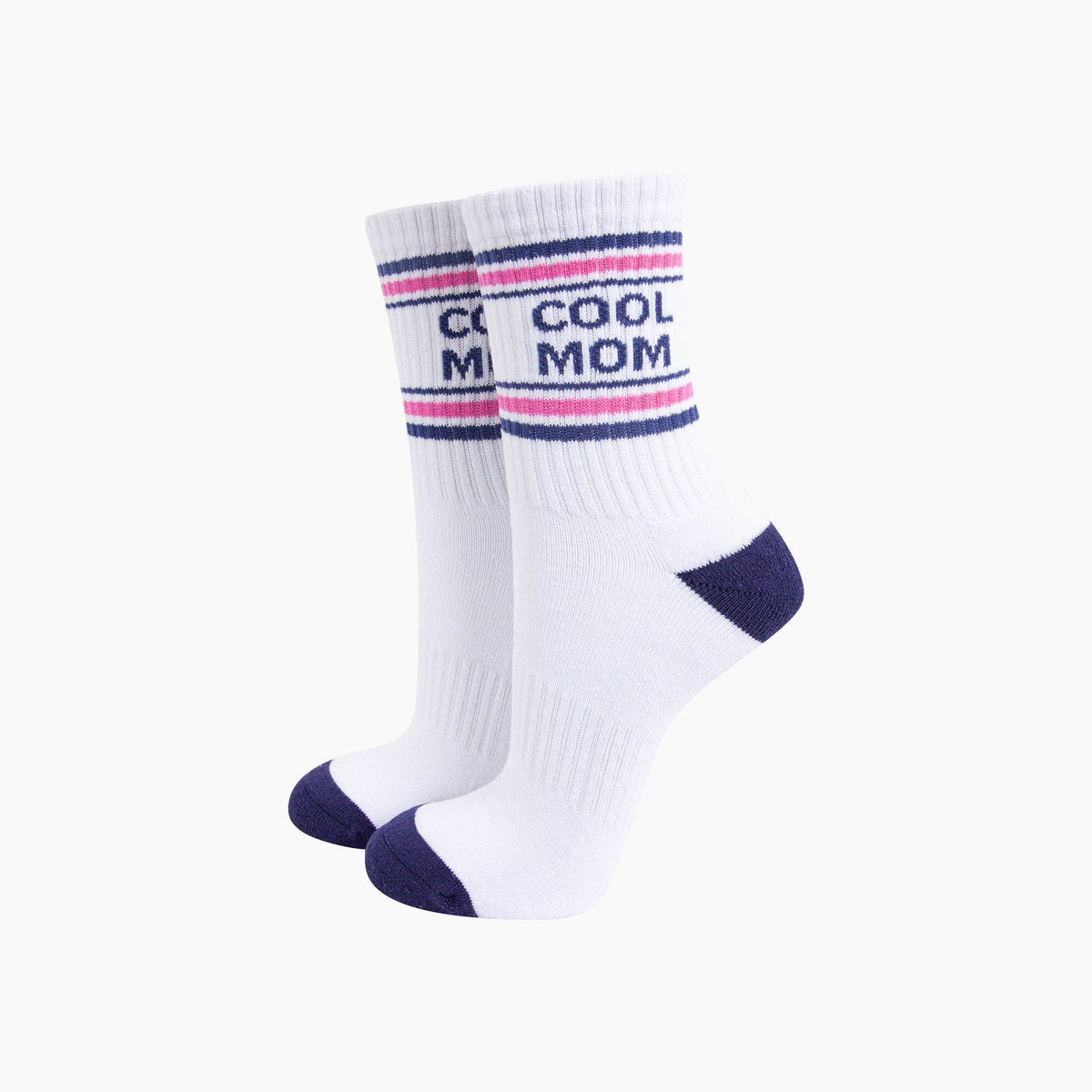 Cool Mom Organic Cotton Sports Socks in White