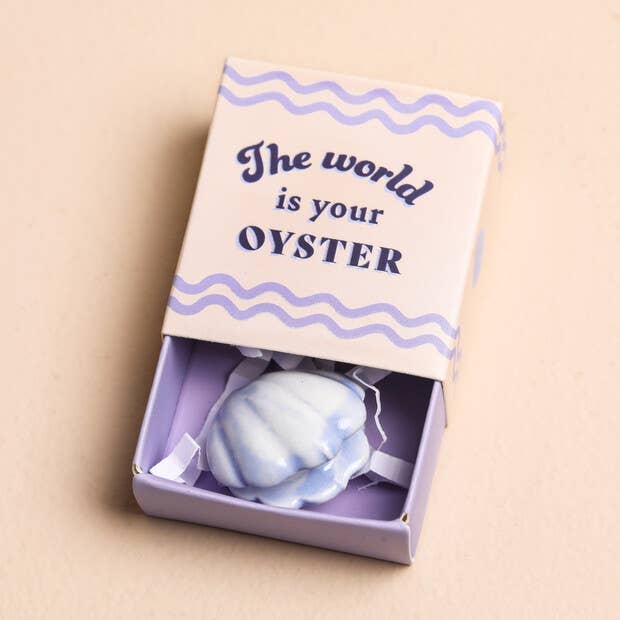 Tiny Matchbox Ceramic Tokens: Highland Cow
