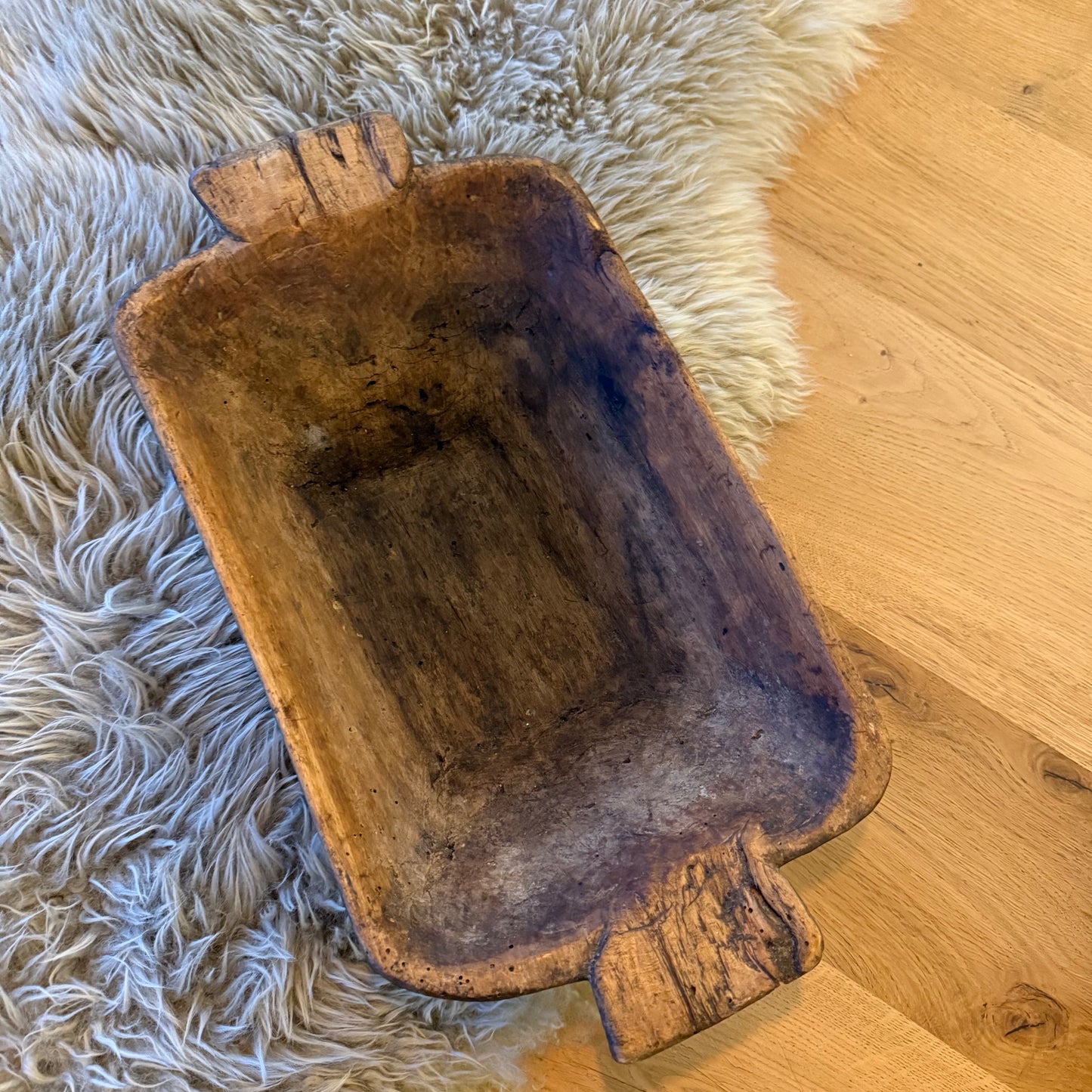 Reclaimed Wood  Dough Bowl