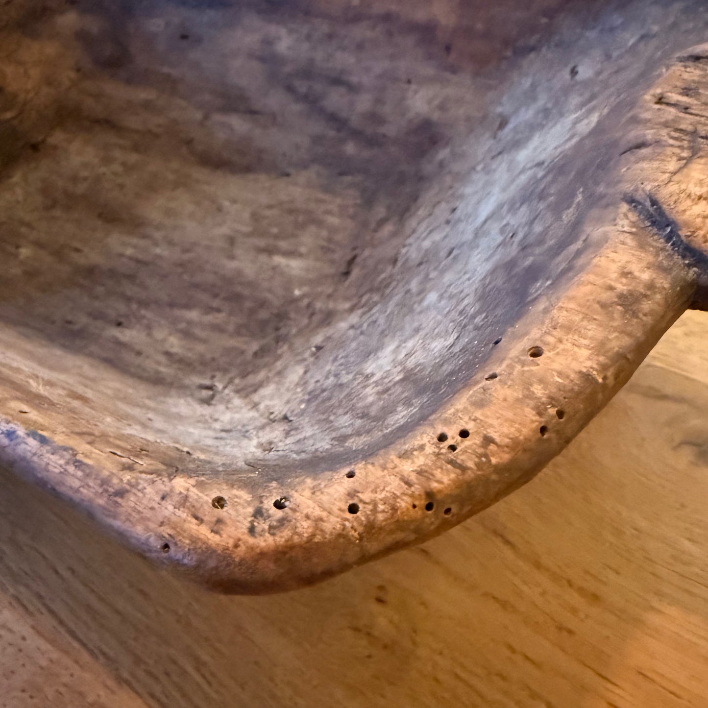 Reclaimed Wood  Dough Bowl