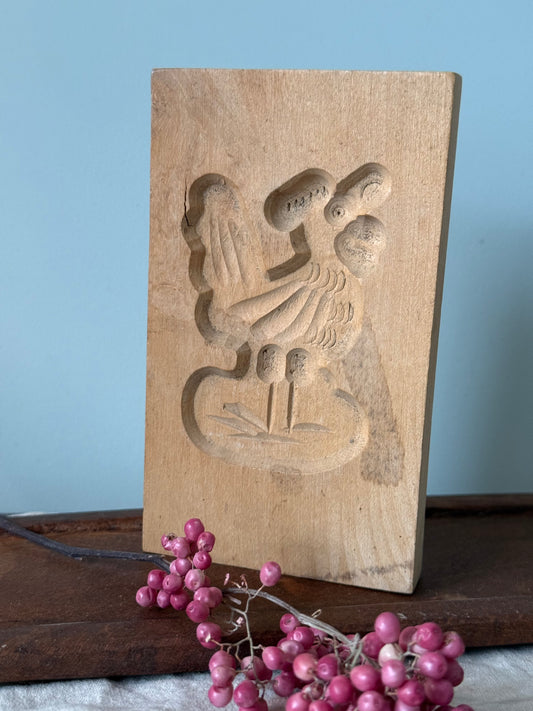 Wooden Cookie Mould – Chicken Design