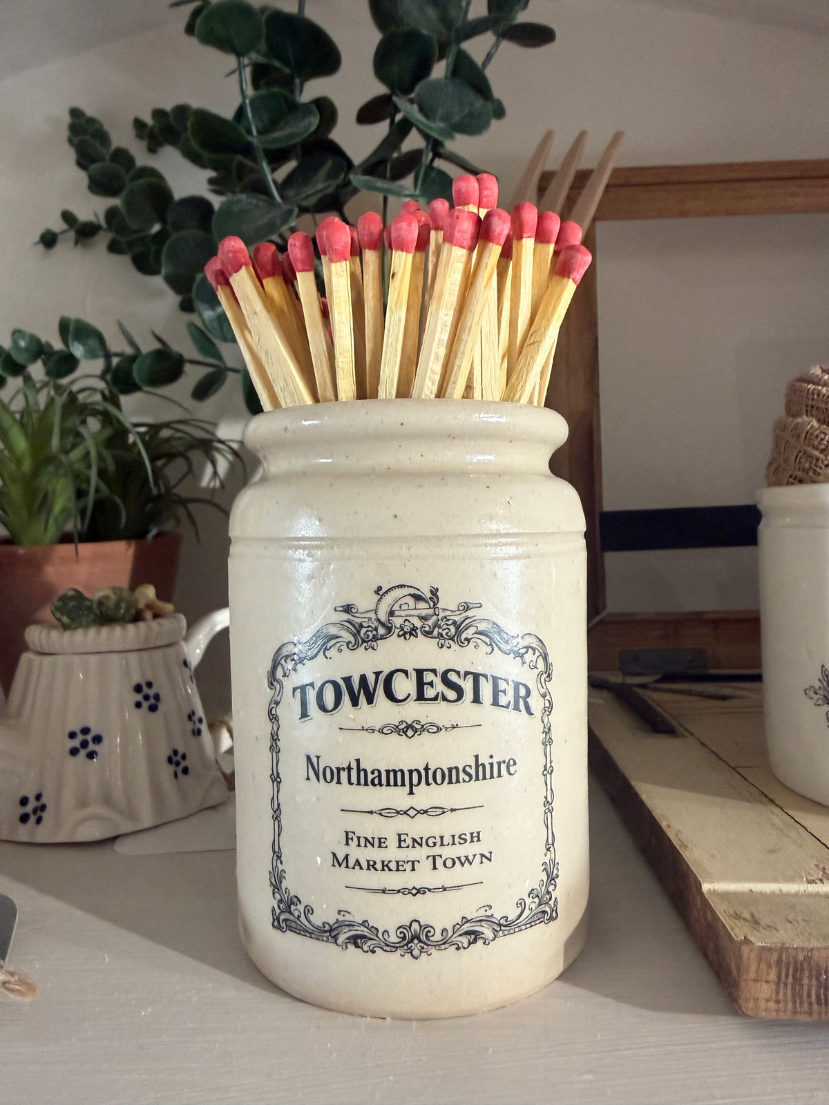 Towcester Fireside Match Pot